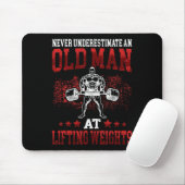 Bodybuilding en gewichtheffen Design Mannen Muismat (Met muis)