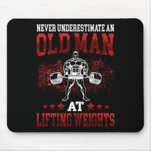 Bodybuilding en gewichtheffen Design Mannen Muismat