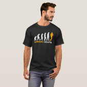 bodybuilding evolutie bodybuilder t-shirt (Voorkant volledig)