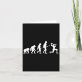 Bodybuilding Evolution Funny Bodybuilding Workout Kaart (Voorkant)