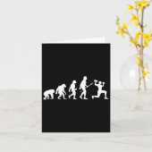 Bodybuilding Evolution Funny Bodybuilding Workout Kaart (Gele Bloem)