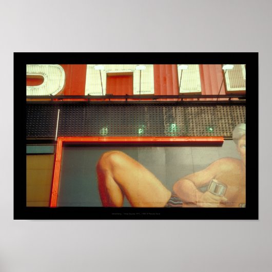 Bodybuilding Fitness Adverteren Time Square NYC 2 Poster (Voorkant)