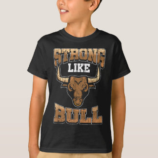 Bodybuilding - Fitness Gift Sterk Zoals Bull Gym T T-shirt