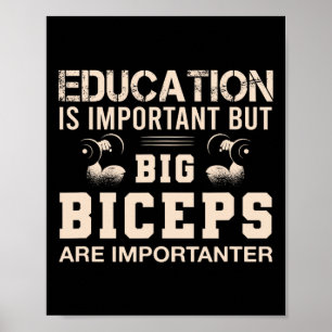 Bodybuilding Fitness Gym Athletic Workout Poster