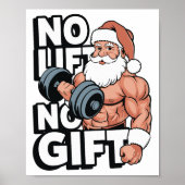 Bodybuilding Fitness Gym Christmas Gifts For Bodyb Poster (Voorkant)
