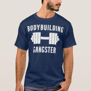 Bodybuilding Gangster Weightlift Workout Gym T-shirt