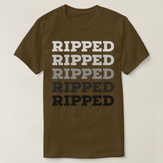 Bodybuilding GESCHEURD T-shirt (Design voorkant)