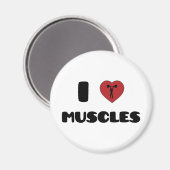 Bodybuilding / Gewichtheffen Magneet (Voorkant / Achterkant)