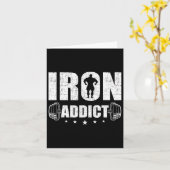 Bodybuilding Gewichtheffen Workout Gift Co. Iron A Kaart (Gele Bloem)
