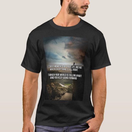 Bodybuilding Gym Motivation T-shirt (Voorkant)