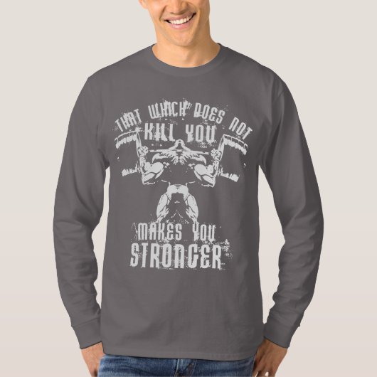 Bodybuilding Hefmotivatie - Squat T-shirt (Voorkant)