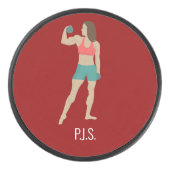 Bodybuilding Hockey Puck (Voorkant)