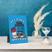 Bodybuilding Humor - Let's Get Wheysted Fotoplaat (Zijkant)