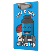 Bodybuilding Humor - Let's Get Wheysted Klembord (Links)