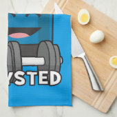 Bodybuilding Humor - Let's Get Wheysted Theedoek (Quarter Fold)