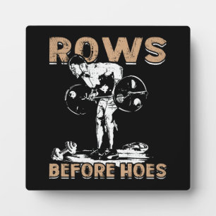 Bodybuilding Humor - Rijen voor Hoes - Nieuwigheid Fotoplaat