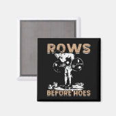 Bodybuilding Humor - Rijen voor Hoes - Nieuwigheid Magneet (Voorkant / Achterkant)