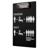 Bodybuilding Humor - Verwacht vs Realiteit Klembord (Links)