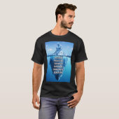 Bodybuilding Iceberg Sculptuur Motivatie T-shirt (Voorkant volledig)