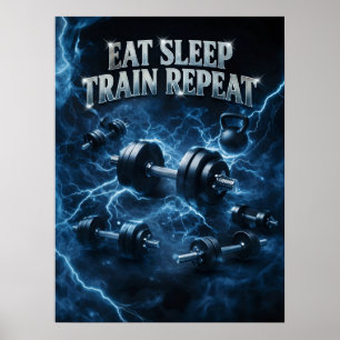 Bodybuilding IJzeren Donder Poster