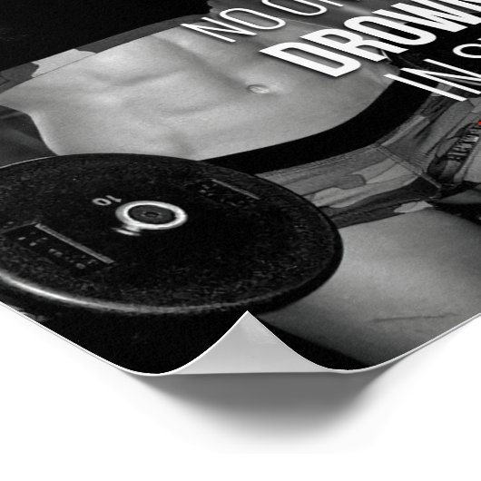 Bodybuilding Inspirerend 2 Poster (Hoek)