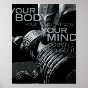 Bodybuilding Inspirerend Citaat 4 Poster