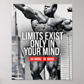 Bodybuilding Inspirerend Poster (Voorkant)