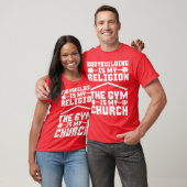 Bodybuilding is mijn Religie. De Gym is mijn Kerk. T-shirt (Unisex)