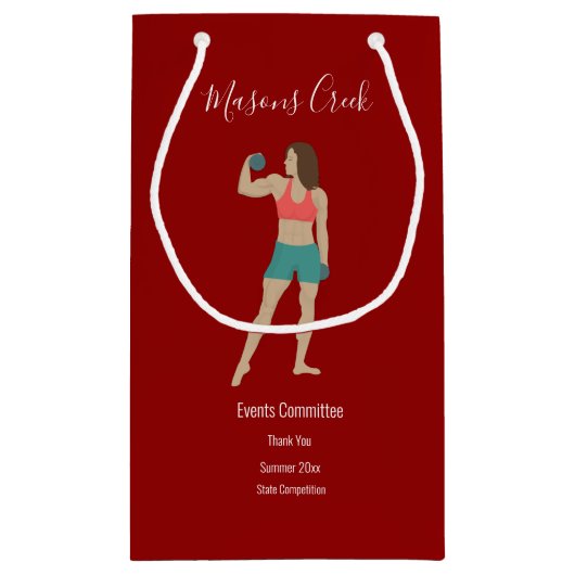 Bodybuilding Klein Cadeauzakje (Achterkant)