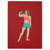 Bodybuilding Klembord (Achterkant)