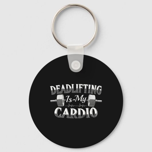 Bodybuilding Krachttraining Deadlifting Is Mijn Ca Sleutelhanger (Voorkant)