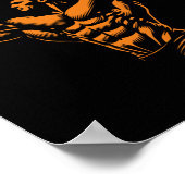 Bodybuilding - Maat S Sticker Poster (Hoek)