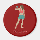 Bodybuilding Magneet (Voorkant)