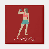 Bodybuilding Magneet (Voorkant)