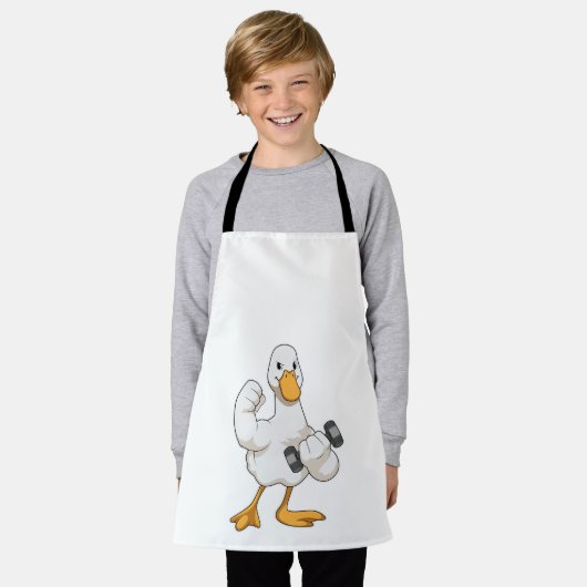 Bodybuilding met Dumbbell Schort (Gedragen)