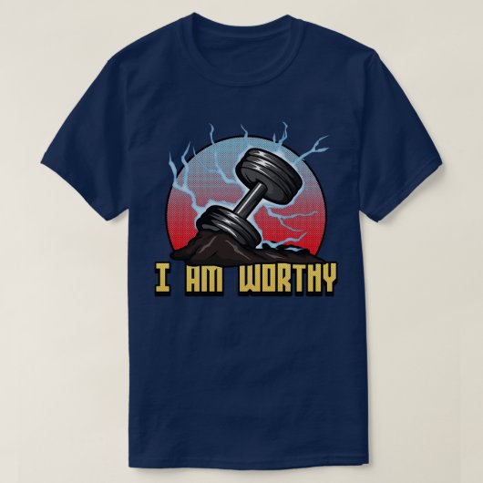 Bodybuilding met Dumbbells 4 T-shirt (Design voorkant)