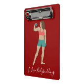 Bodybuilding Mini Klembord (Angled2)