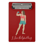 Bodybuilding Mini Klembord (Voorkant)