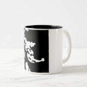 Bodybuilding-Mok Tweekleurige Koffiemok (Voorkant rechts)