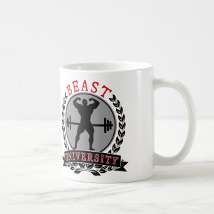 Bodybuilding-Mok van de Beast University Koffiemok