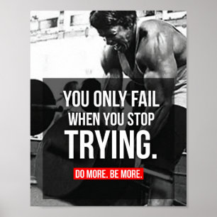Bodybuilding Motivatie Poster