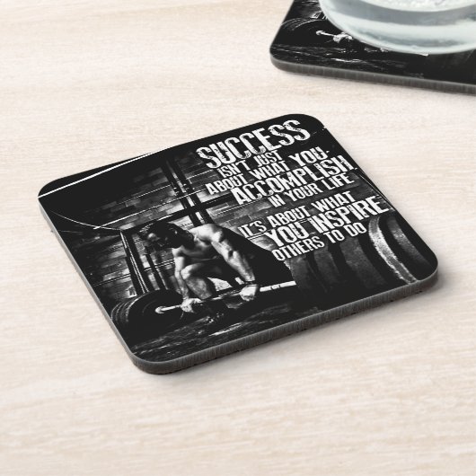 Bodybuilding Motivation Onderzetter (Linkerzijde)