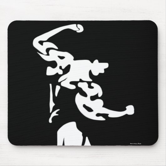 Bodybuilding Mousepad Muismat (Voorkant)