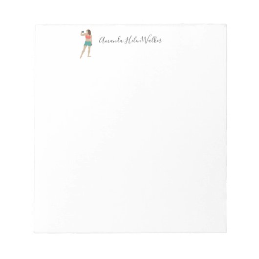 Bodybuilding Notitieblok (Voorkant)