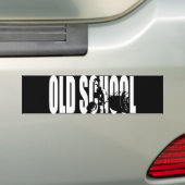 Bodybuilding - old school deadlift bumpersticker (Op auto)