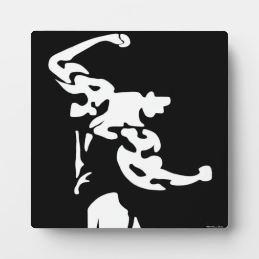 Bodybuilding Plaque Fotoplaat (Voorkant)