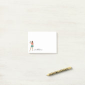 Bodybuilding Post-it® Notes (Op bureau)