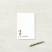 Bodybuilding Post-it® Notes (Op bureau)