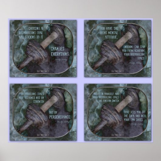 Bodybuilding Poster Collage 2 (Voorkant)