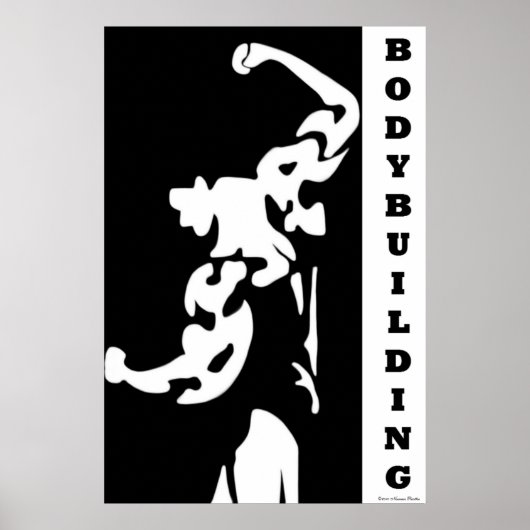 Bodybuilding Print (Voorkant)